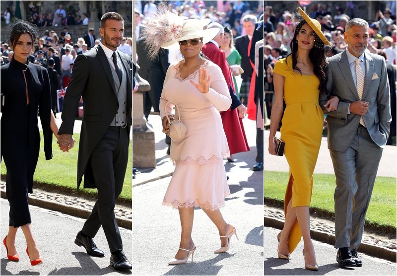 【哈里王子大婚】婚禮星級賓客造型：從 Beckham 夫婦到名嘴Oprah Winfrey