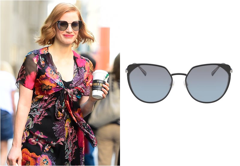 【夏日配飾】Longchamp 首款太陽眼鏡  Jessica Chastain 率先示範